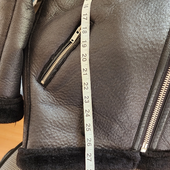 Zara black double faced-jacket - Picture 4 of 8